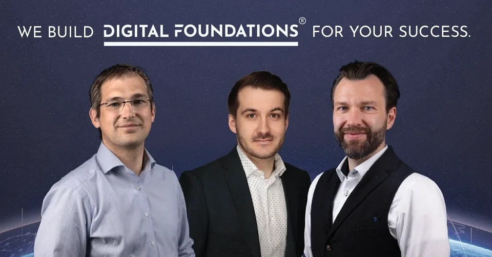 Michael Stettner, Leonardo Homedes und Peter-Christoph Haider, Geschäftsführer CMS IT-Consulting GmbH